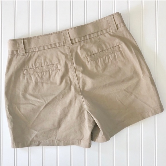 •Sonoma• belted khaki shorts - Picture 2 of 4